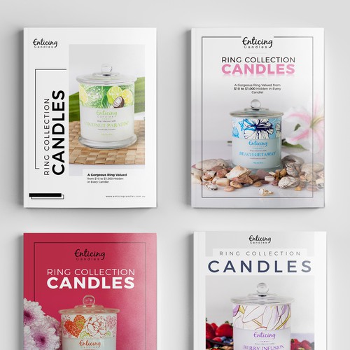 Booklet for Enticing Candles Products