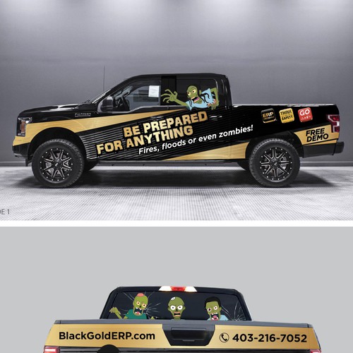 Truck Wrapping design