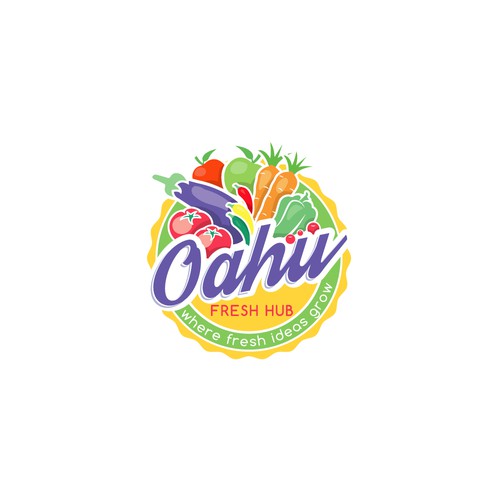 Logo for fresh vegetables and fruit producer