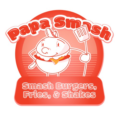 Logo for Papa Smash burgers