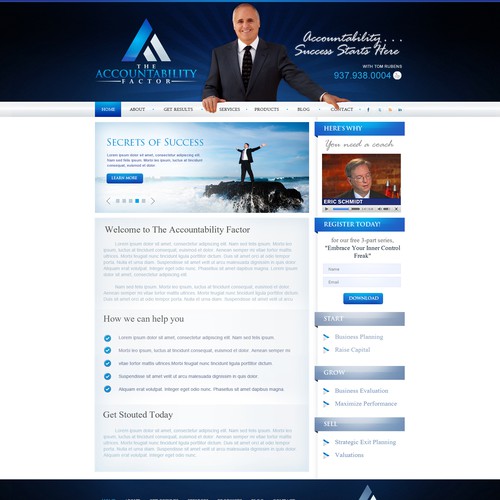 Webdesign for Accountability Factor