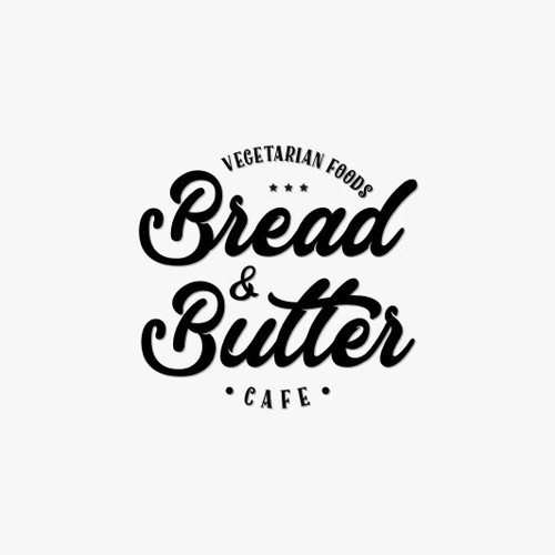 artistic logo design for bread and butter