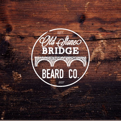 Rustic yet simplified for beard oil company