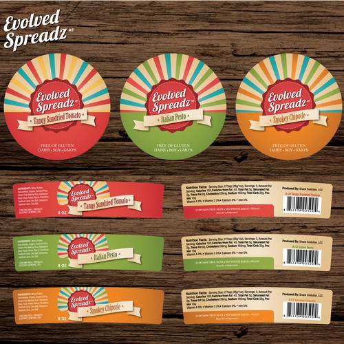 Label Design for an Up and Coming Health Food Product!