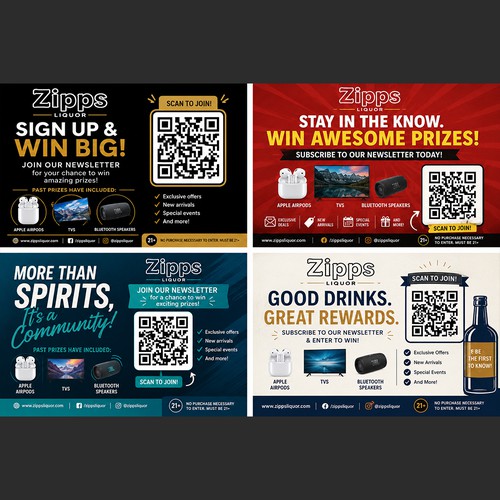 Flyer for Newsletter Signup