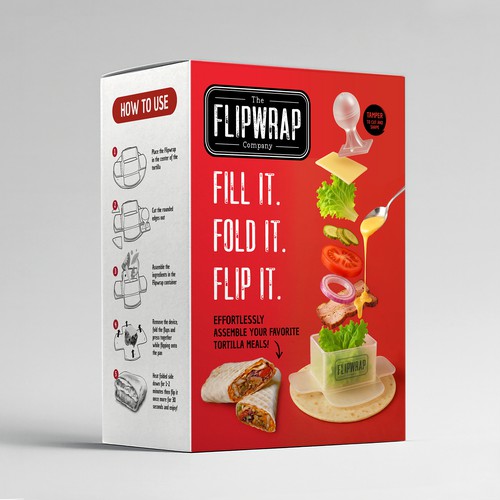 FLIPWRAP BOX PACKAGING DESIGN