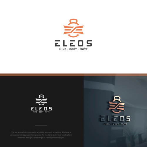 Stylish and simple logo design for a niche gym