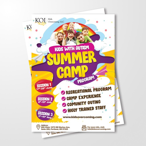 Kids Summercamp Flyer