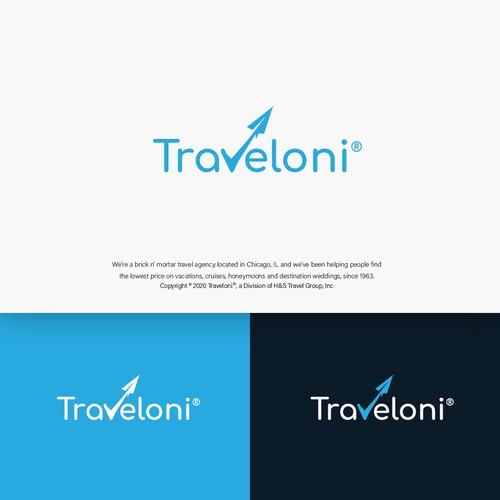 Traveloni Logo Design