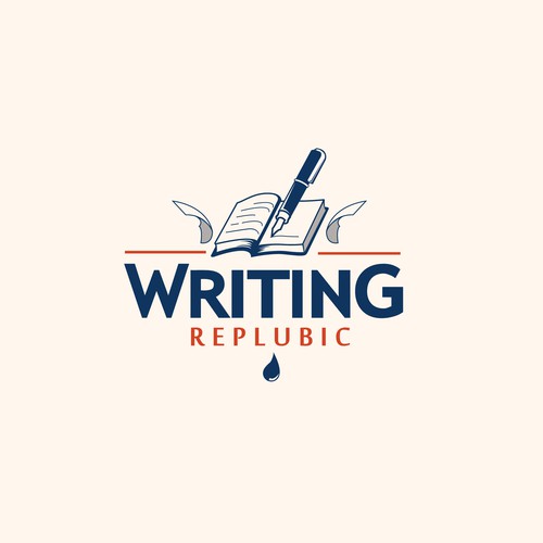 Creative Logo: Writing Republic