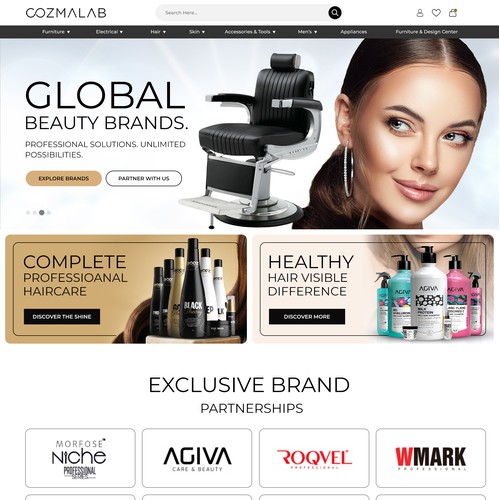  Global Beauty Brands Ecommerce Website