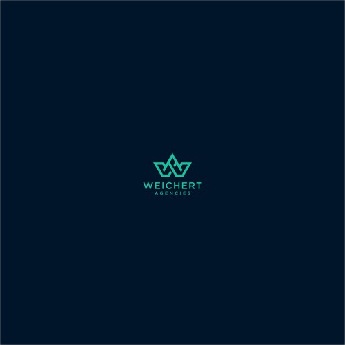logo inisial w and a logo clean and technology