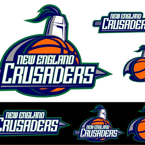 New England Crusaders Logo Design