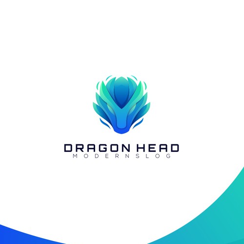 Head dragon logo for client