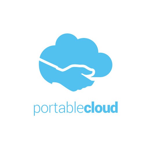Create the uniquely captivating logo for Portable Cloud