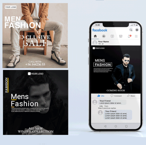 Fashion social media post