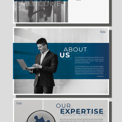 Modern and clean Brochure for Recruitment Company