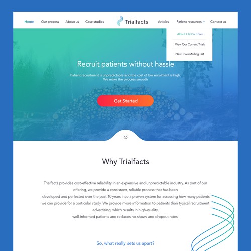 Website design concept