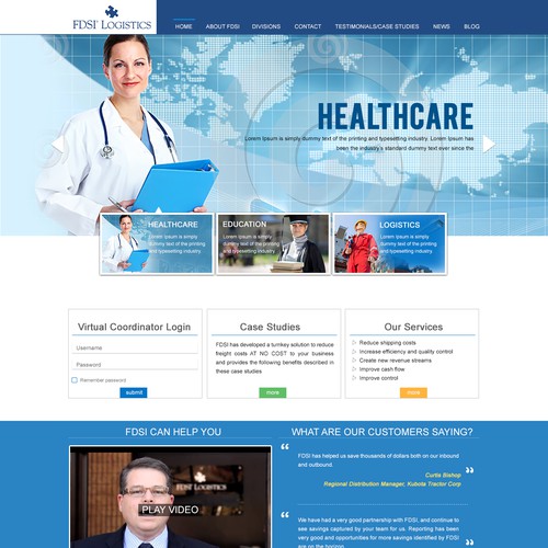 Help us seperate from the competition! Help FDSI Redesign our website landing Page!