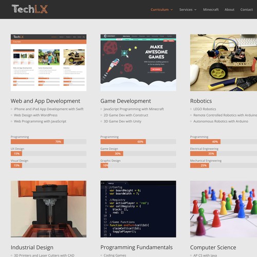 TechLX Curriculum Page