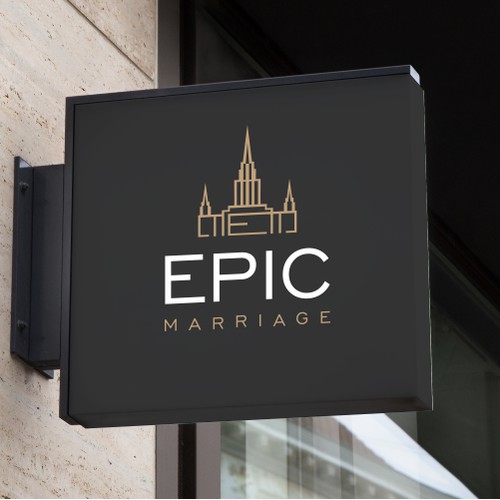 Epic Marriage | Logo Design | Professional | Line Art | Logo Lines