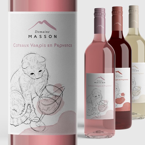 Wine label concept