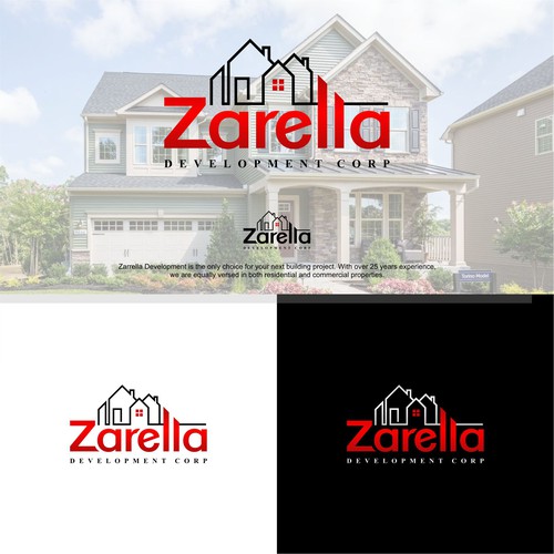 ZARELLA DEVELOPMENT CORP LOGO DESIGN