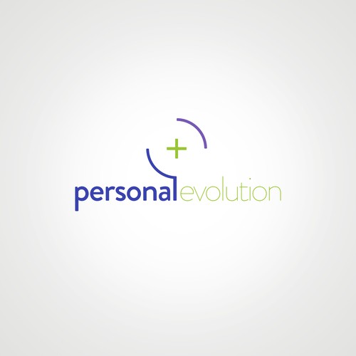 Bold logo concept for personal evolution