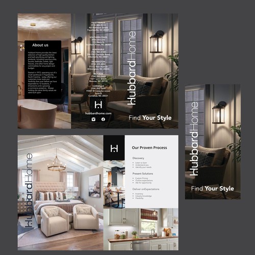 Luxurious tri-fold 