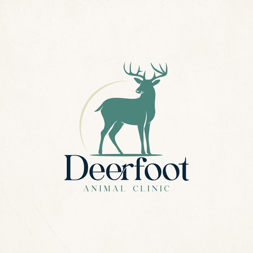 Logo design for deerfoot animal clinic 