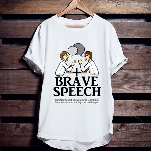 T-shirt Design for Brave Speech