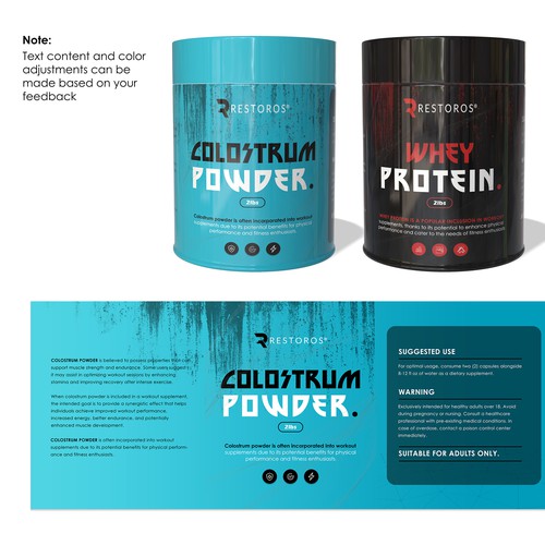 Supplement Label Design