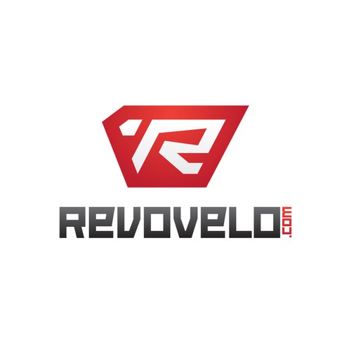 Create a simple, fun RevoVelo.com logo for bicycle industry that makes you smile and share