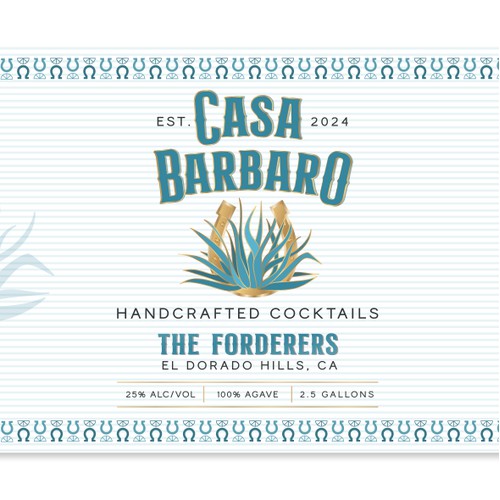 Label Design for Casa Barbaro