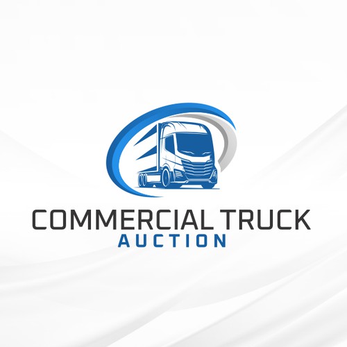 Commercial Truck Auction Logo Design
