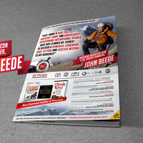 *Guaranteed* - Mt. Everest Climber Looking for a Wicked Cool Brochure Design!