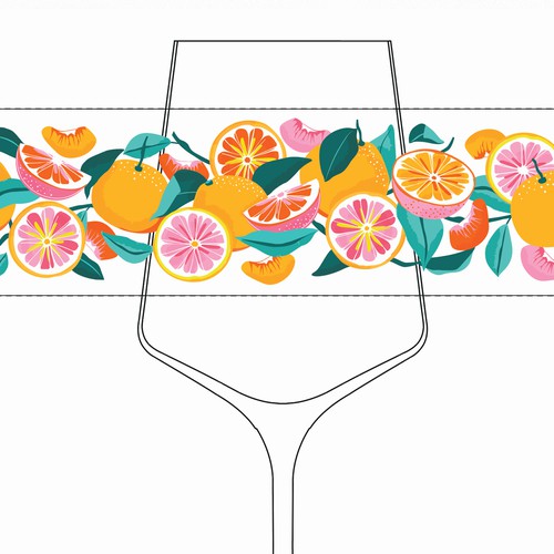 Aperol glass illustration