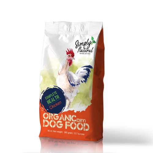 Dog food packet