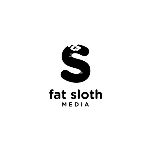 Logo concept for fat sloth media