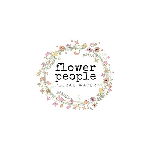 cute, classy logo for aromatherapy floral water 