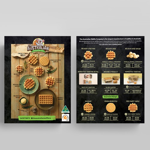 Waffles Product Sales Brochure
