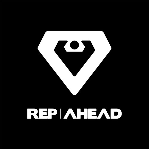 REP AHEAD Logo for Fitness Athletes