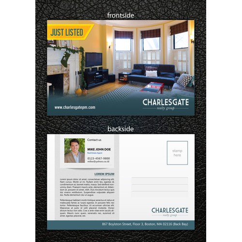 Creative, Modern Mailing for Boston Boutique Real Estate Firm