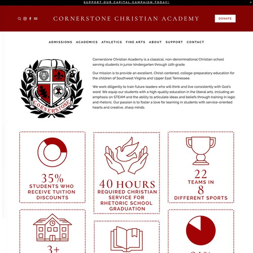 Cornerstone Christian Academy Design