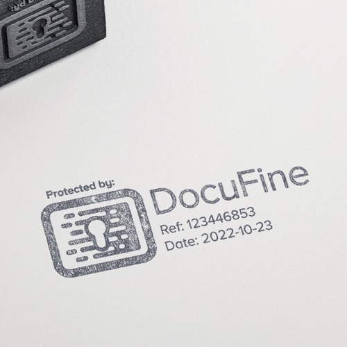 DocuFine logo design