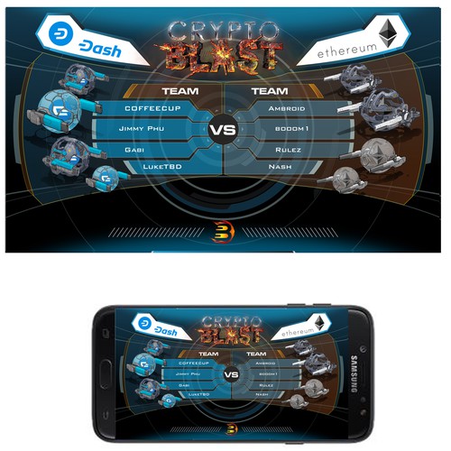 Menu game concept