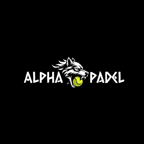 Dynamic and aggressive logo designed for a padel brand