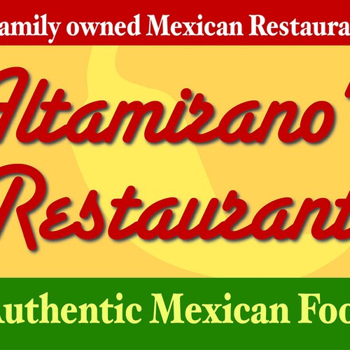 Help Altamirano's Restaurant with a new signage