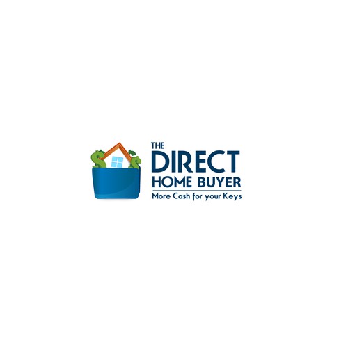 Create a friendly logo/symbol/character brand for The Direct Home Buyer