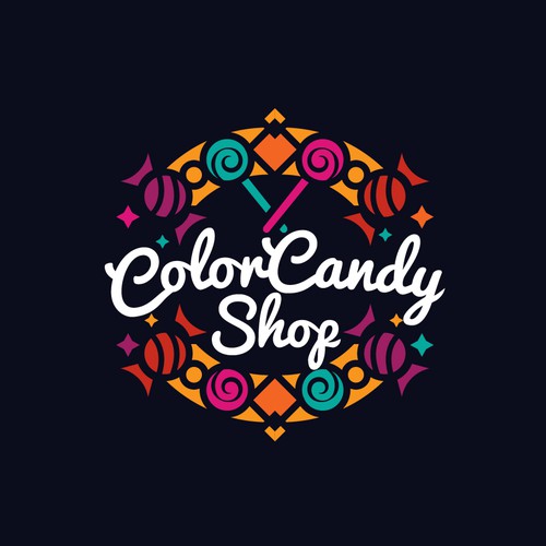 A Playful Logo for a Candy Shop